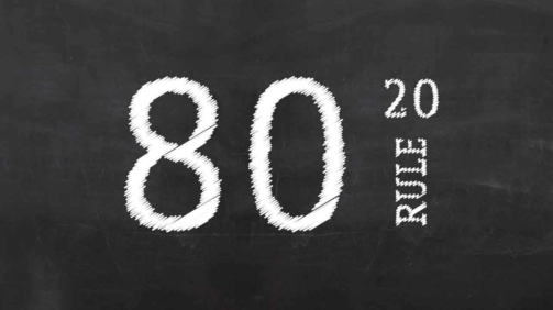 80/20 Rule in Software Development